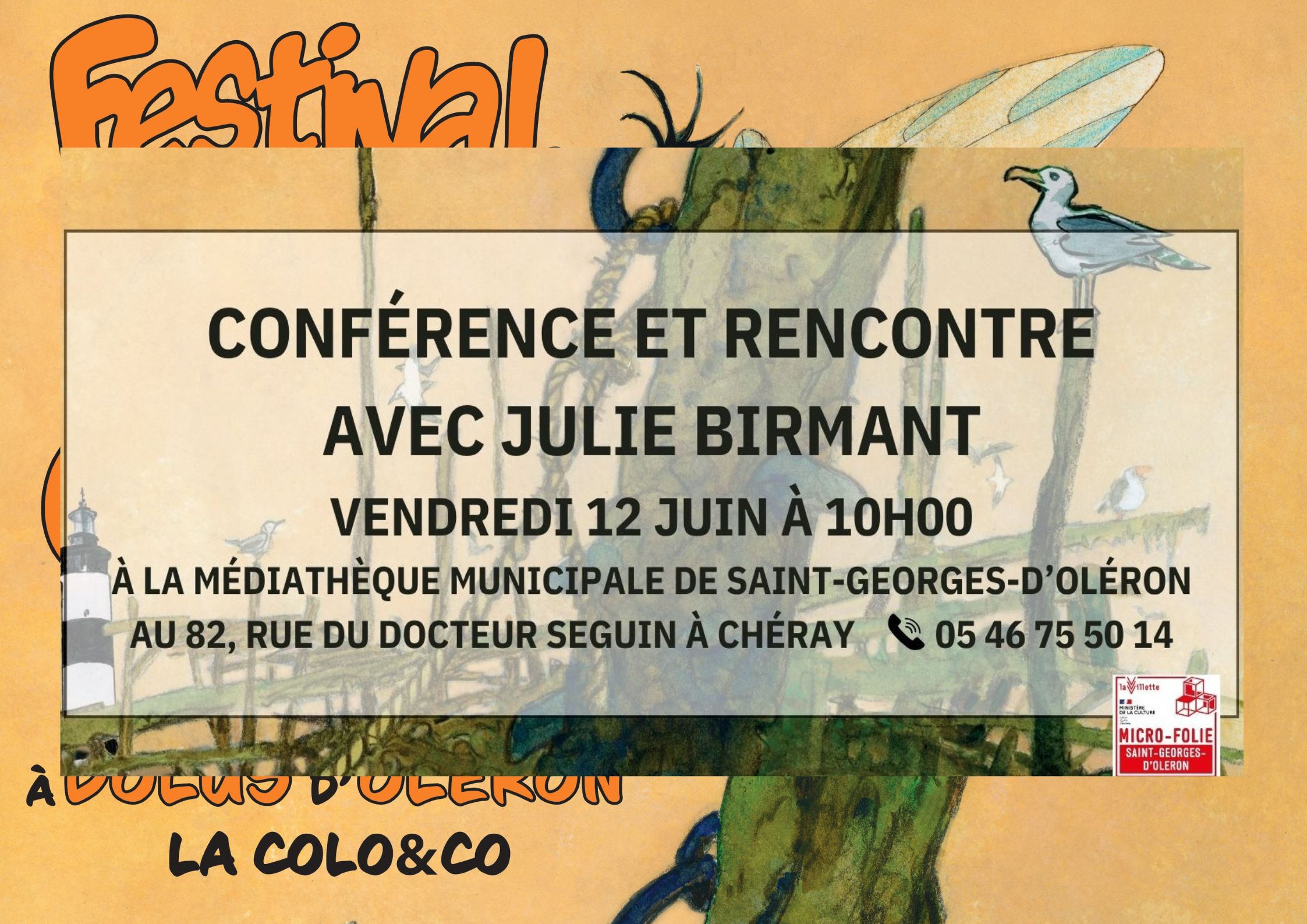 Conférence et rencontre avec Julie Birmant