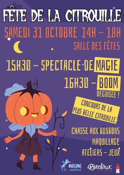 Fête de la citrouille à Rivedoux