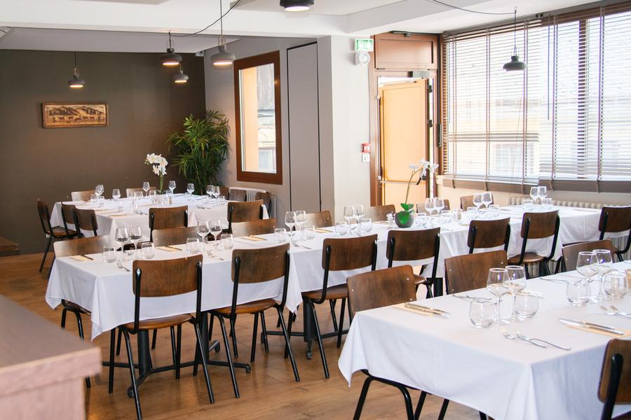 Salle privative à l'étage