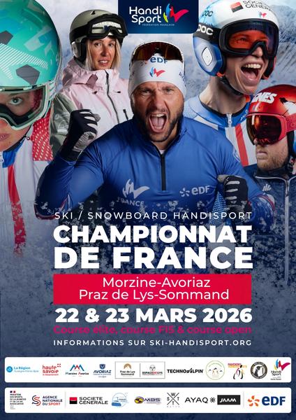 Championnat de France Ski & Snowboard Handisport 2026_Avoriaz