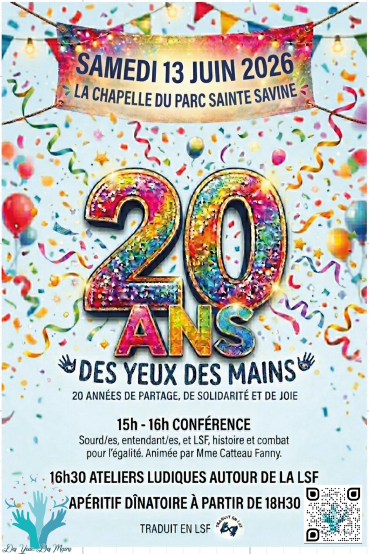 20 ans "Des Yeux Des Mains"