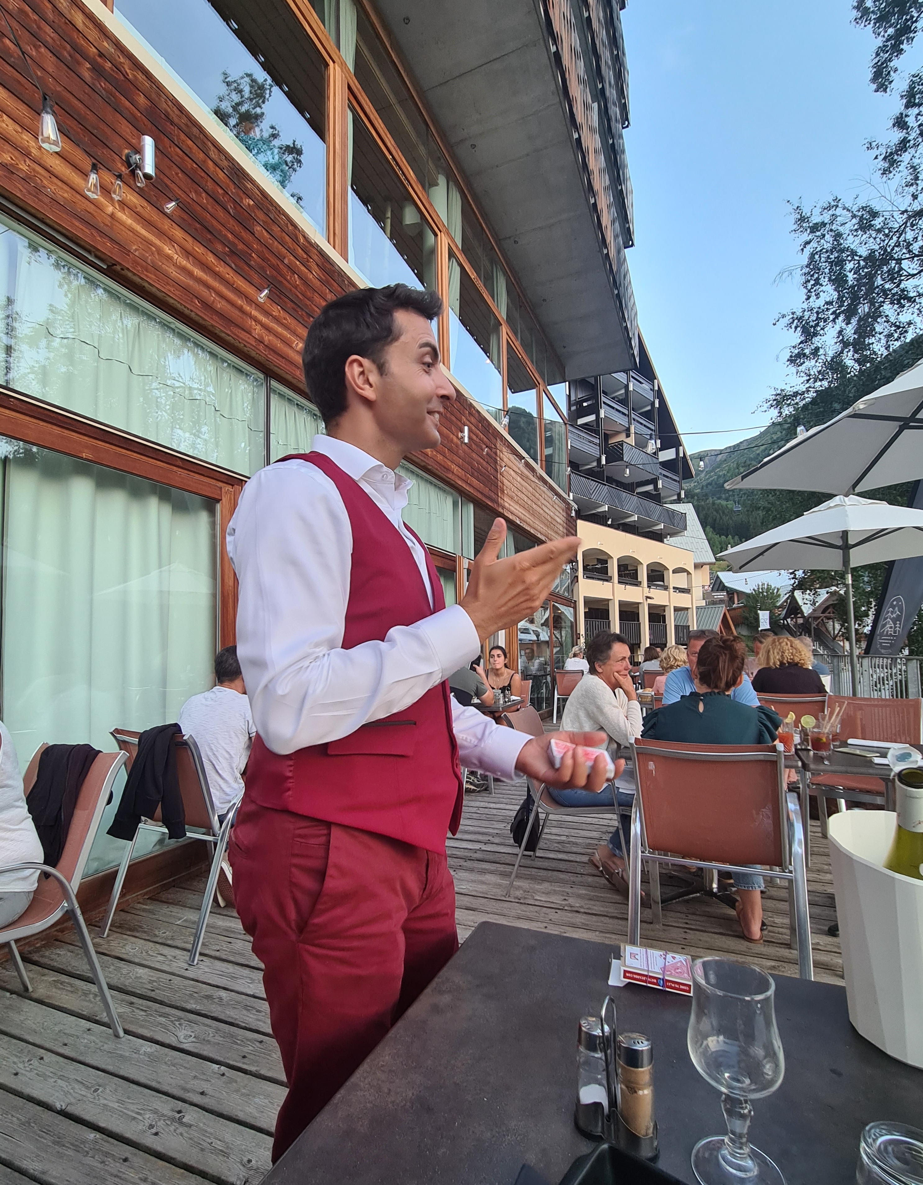 Close-up de Magie Restaurant Le Timberlodge
