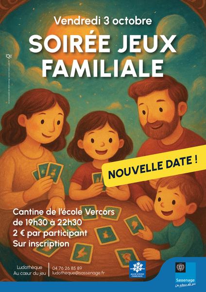 Soirée jeux familiale