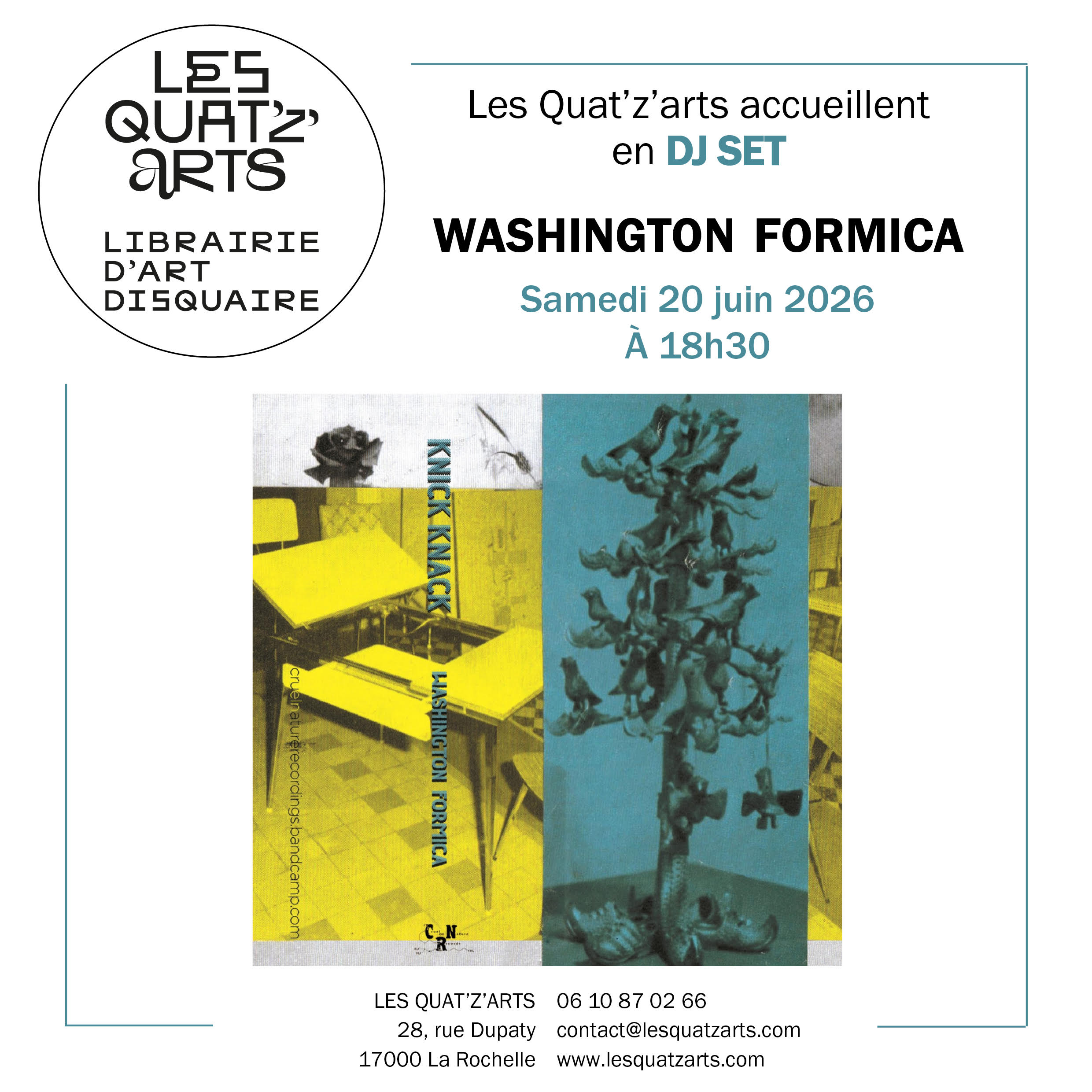 Concert - Washington Formica - DJ set Electro