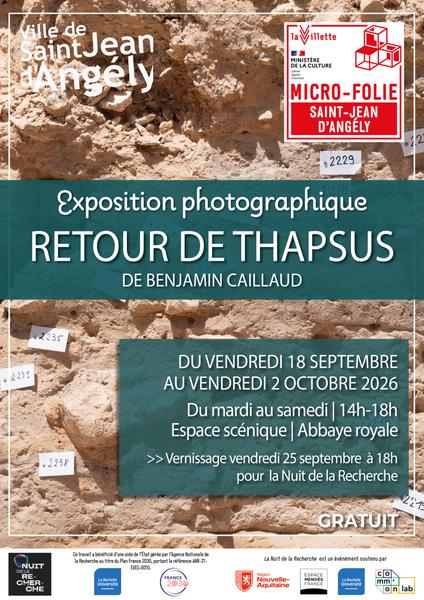 Exposition photo "Retour de Thapsus"