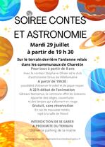 Soirée contes et astronomie - Charette - Balcons du Dauphiné