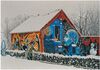 Maison couleurs du temps - venas Maison sous la neige Ⓒ Monsieur Chop - 2013