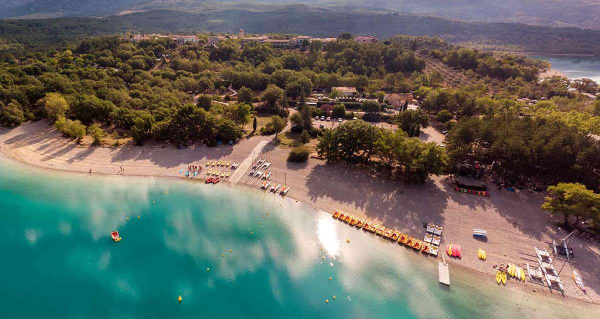 View of the lake shore