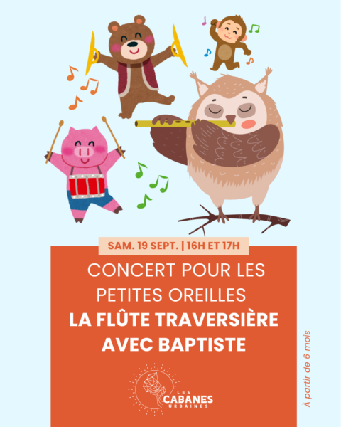 Animation - Concert pour les petites oreilles - La Flûte Traversière