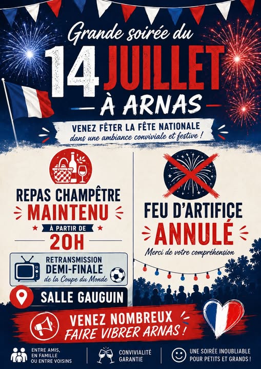 Grande soirée du 14 juillet_Arnas