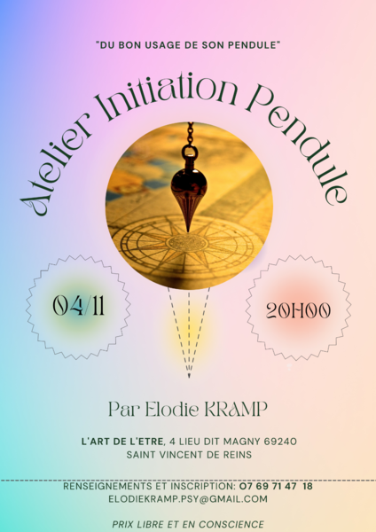 Atelier Initiation au Pendule de Radiesthésie