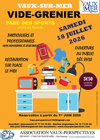 Vide-greniers de l'association Vaux Perspectives