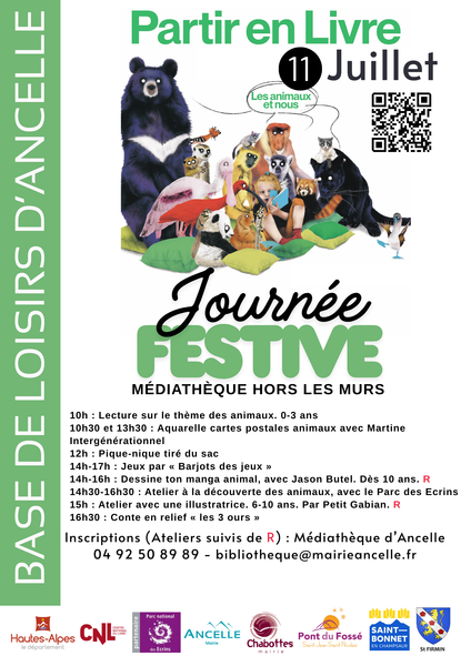 Journée festive, médiathèque hors les murs_Ancelle - © @Mairie Ancelle Journée festive, médiathèque hors les murs_Ancelle - © @Mairie Ancelle