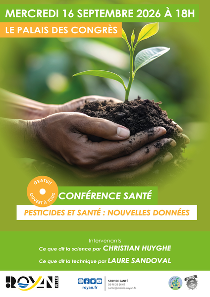 Conférence - Pesticides et Santé : Nouvelles Données