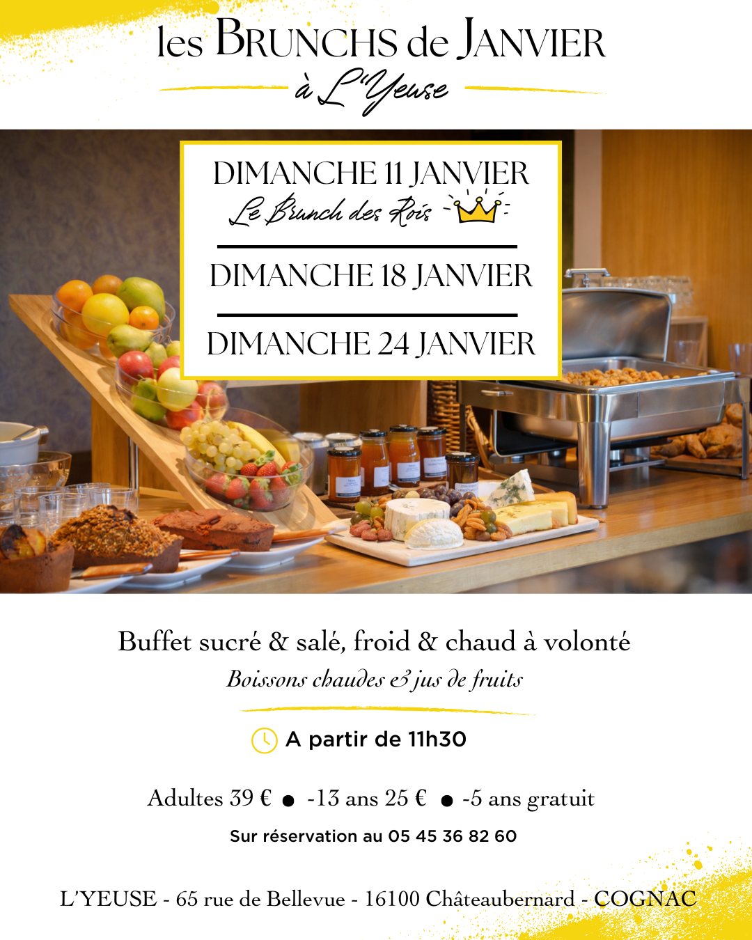 Venez bruncher à l'Yeuse