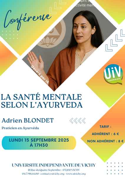 Conférence : la santé mentale selon l'Ayurveda