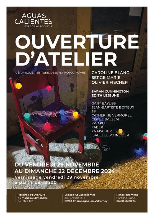 Ouverture d'atelier : exposition de céramique, peinture, dessin et photographie_Champagne-en-Valromey