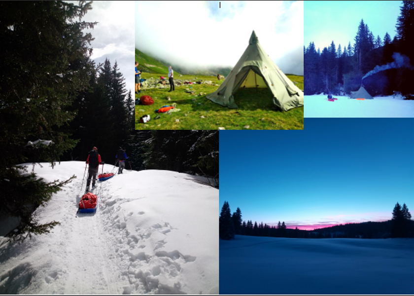 Bivouac sur les hauteurs du Forez : une nuit en plein hiver dans un tipi chauffé, une expérience unique !_Chalmazel - Jeansagnière