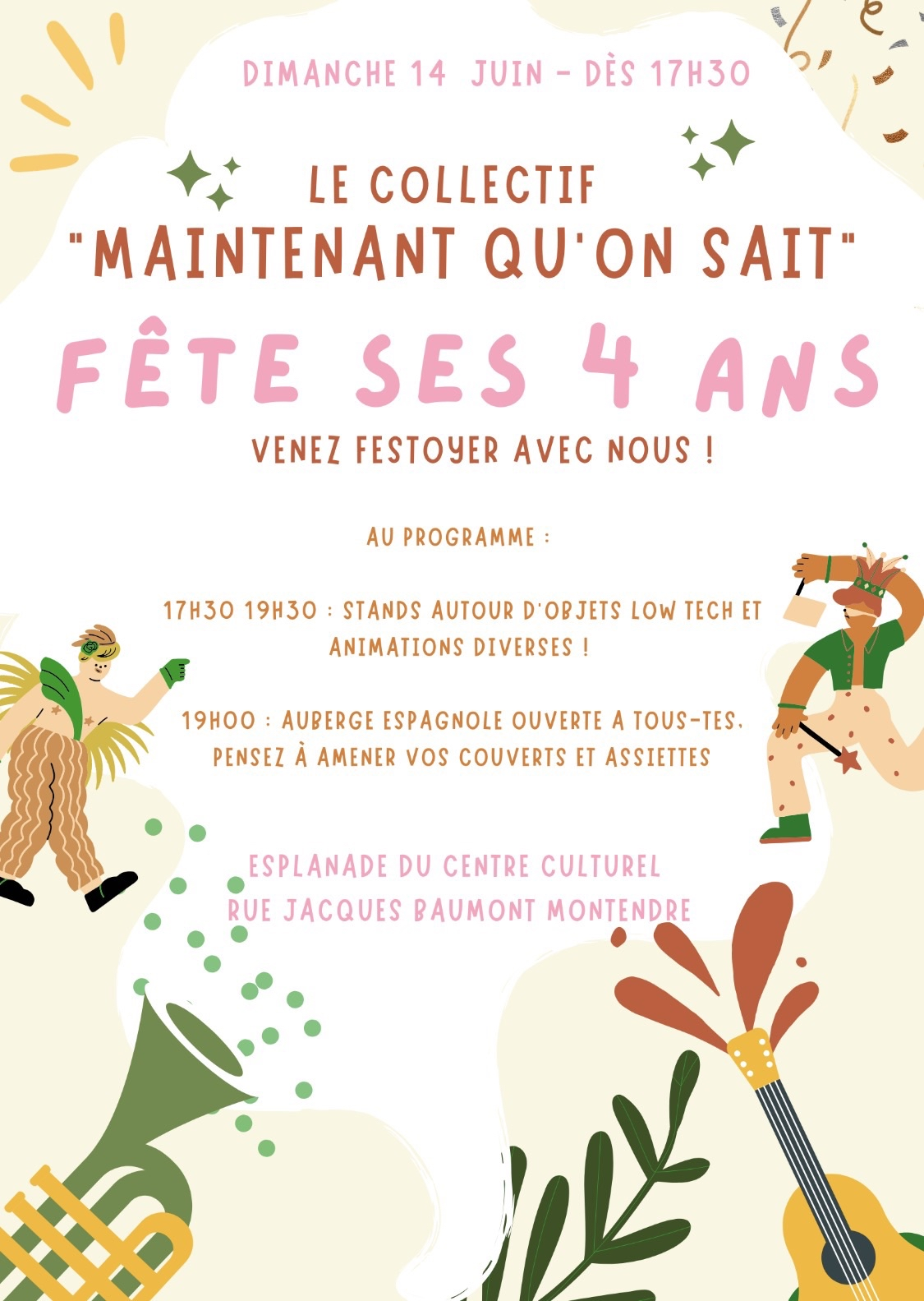 Les 4 ans du Collectif Maintenant Qu'on Sait