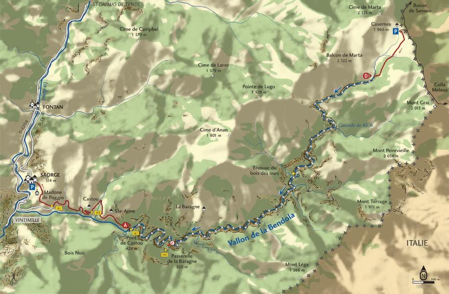 Itinéraire Bendola intégrale Itinéraire Bendola intégrale