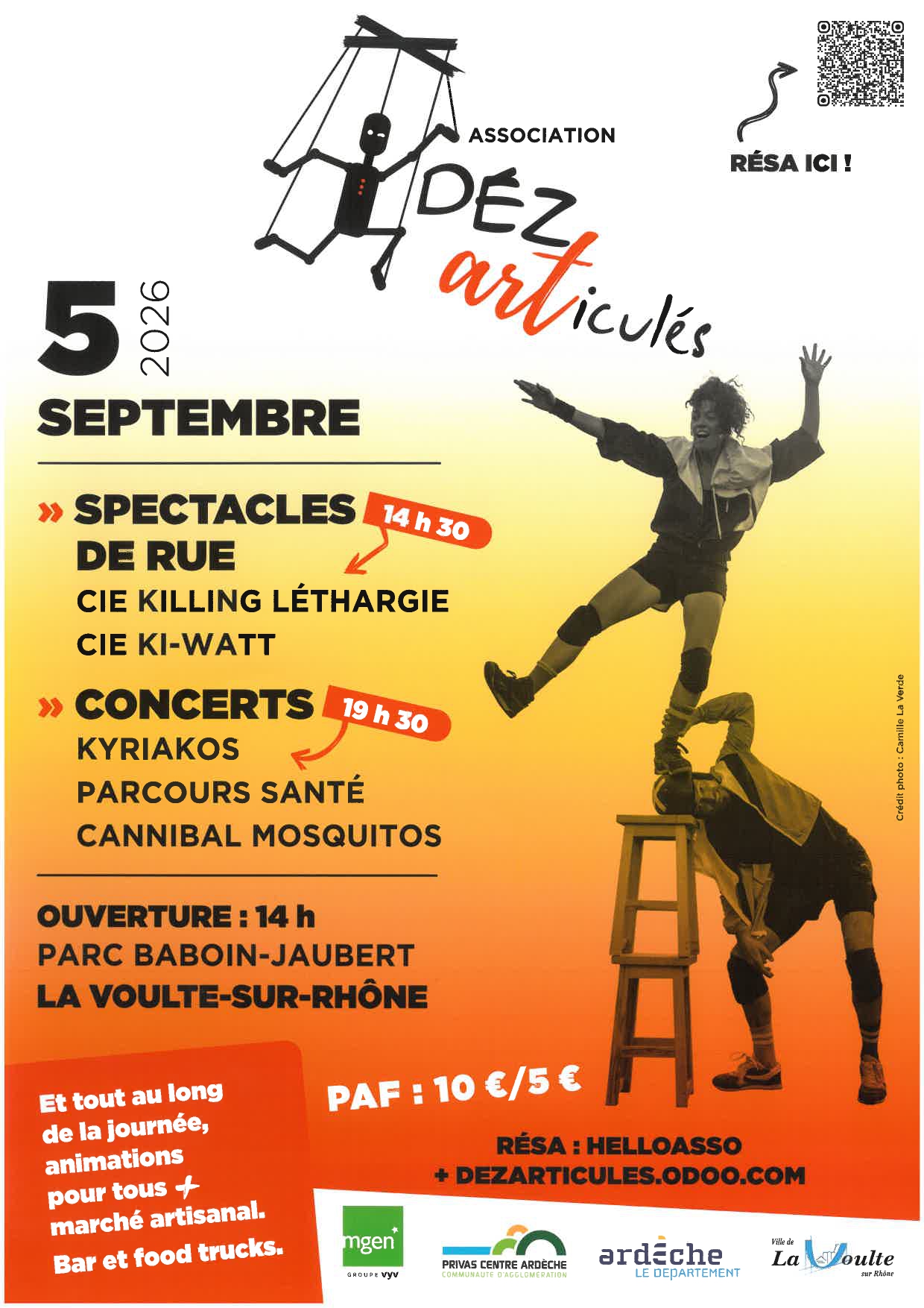 Animations par l'Association Dezarticulés_La Voulte-sur-Rhône