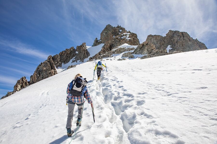 Le Râteau Ouest avec guide