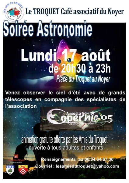 Soirée Astronomie