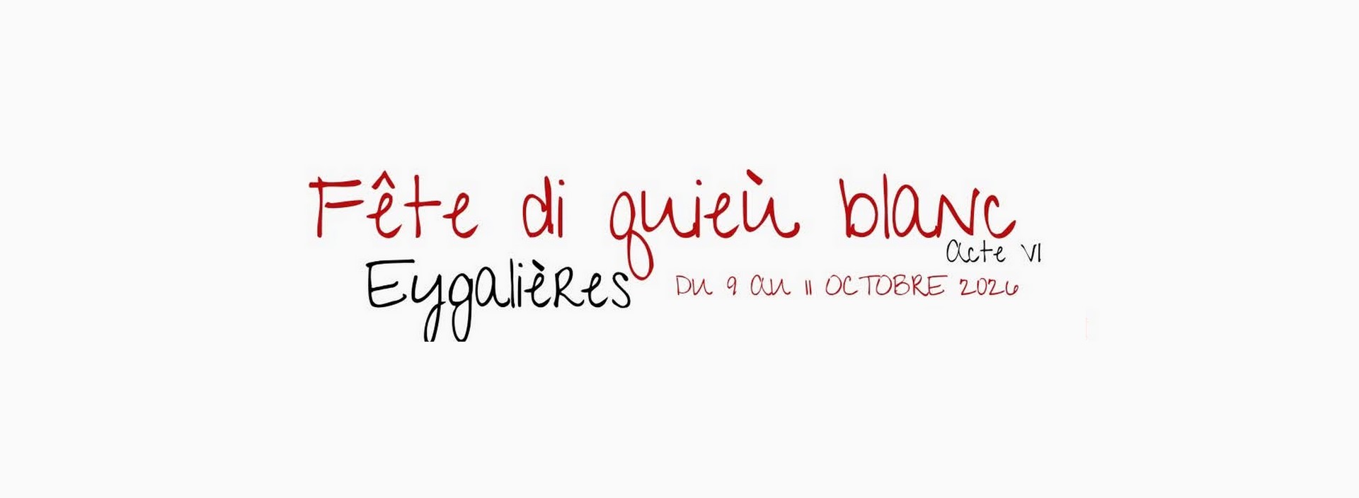 6ème Fête Di Quieù Blanc