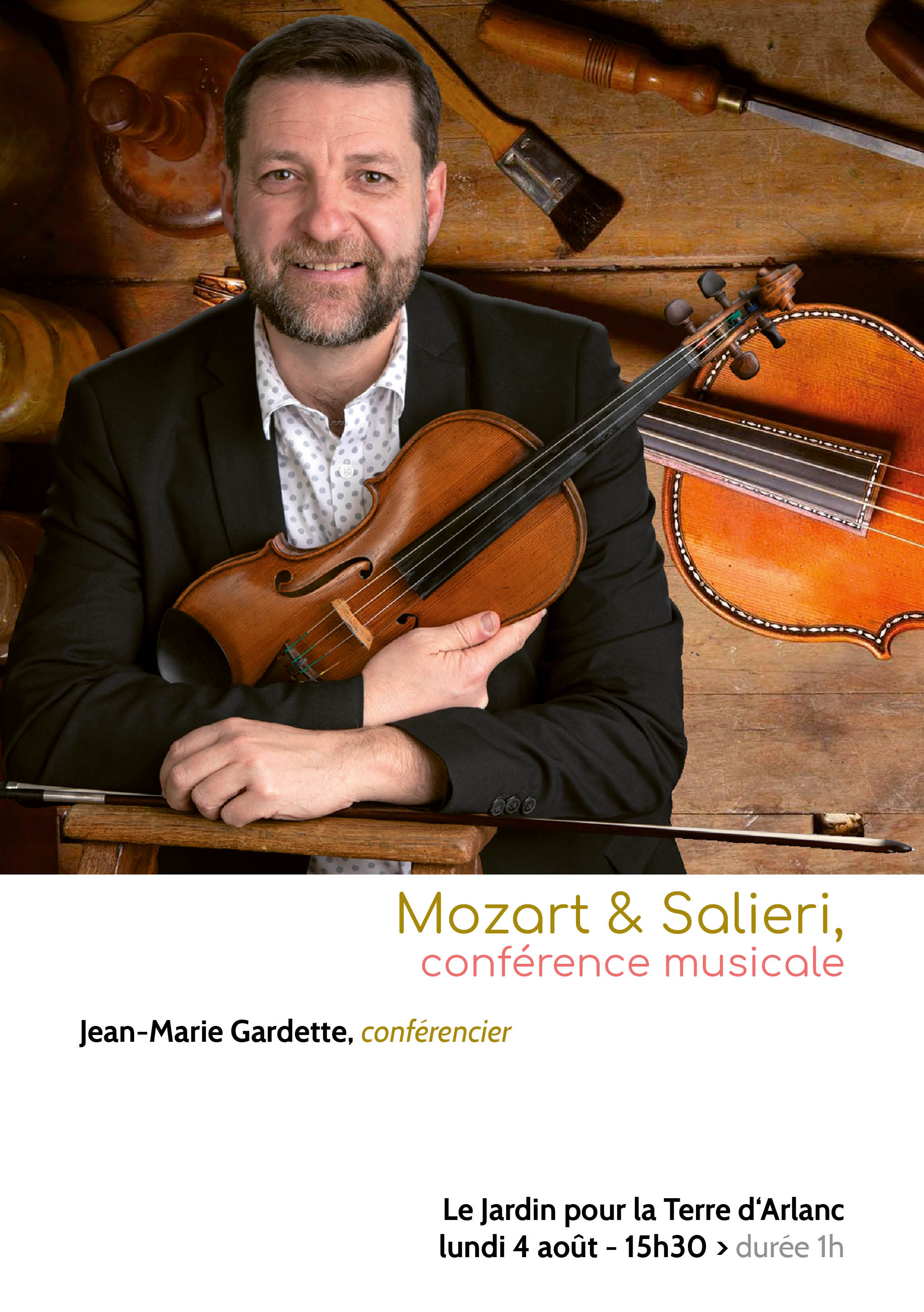 Mozart et Salieri, conférence musicale – Notes Errantes 2025 // Arlanc