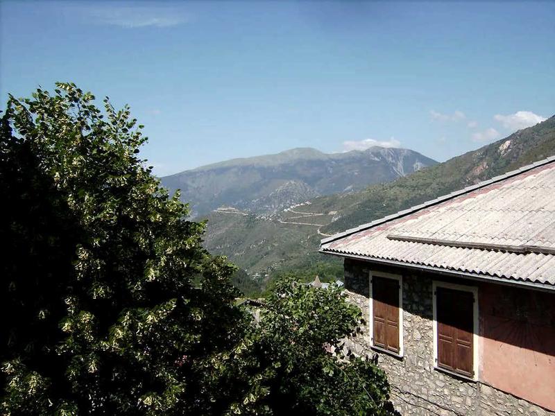 Maison Filip-Vue depuis le gîte-Valdeblore-Gîtes de France des Alpes-Maritimes