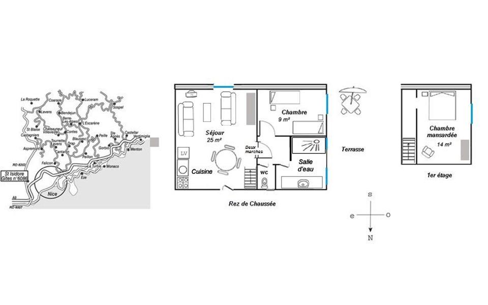 Gîte Le Domaine de Créqui-Le plan-Nice-Gîtes de France des Alpes-Maritimes