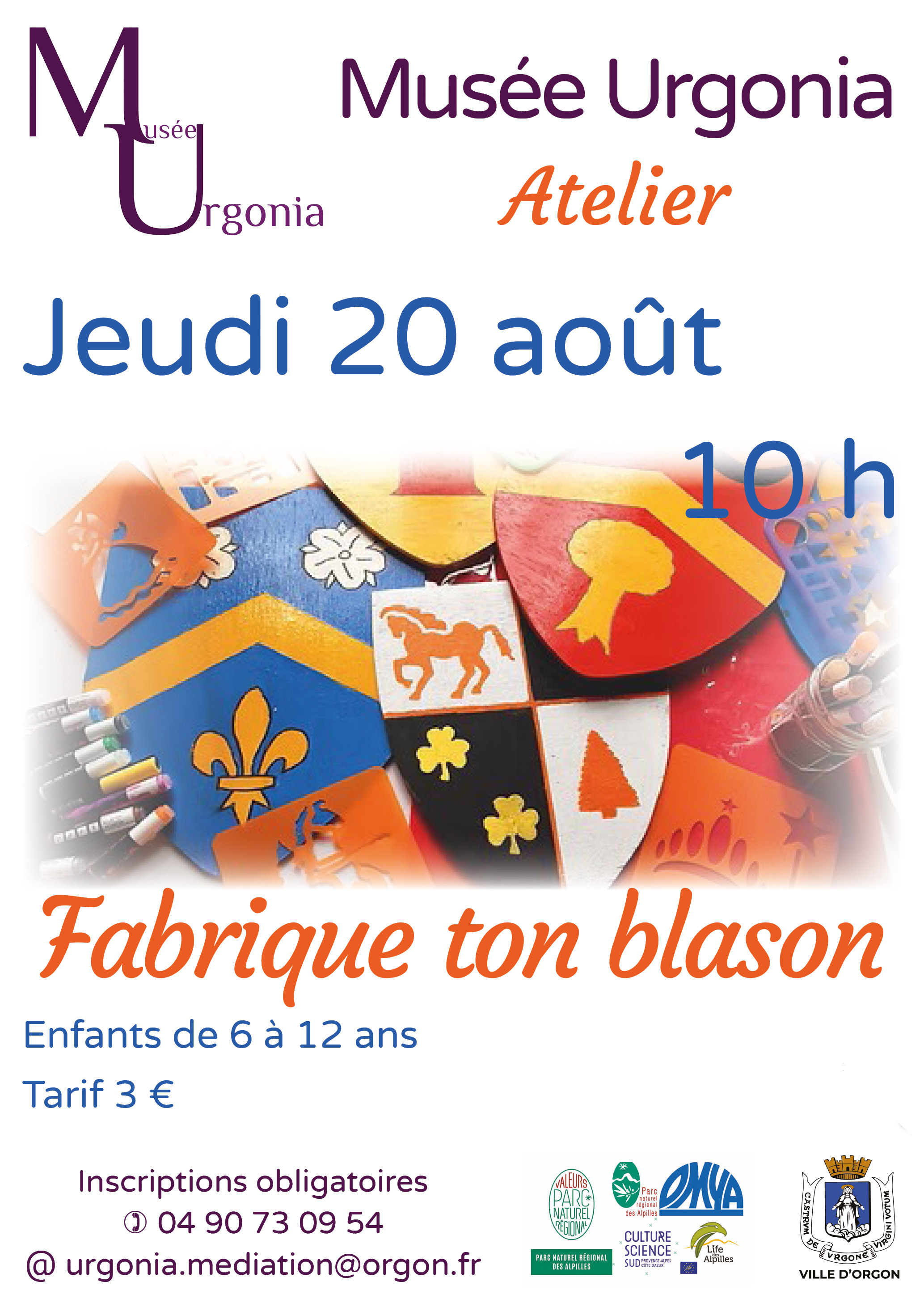 Atelier "Héraldique - Fabrique ton blason"