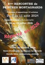 8ème rencontre de peintres montagnards_Saint-Christophe-en-Oisans