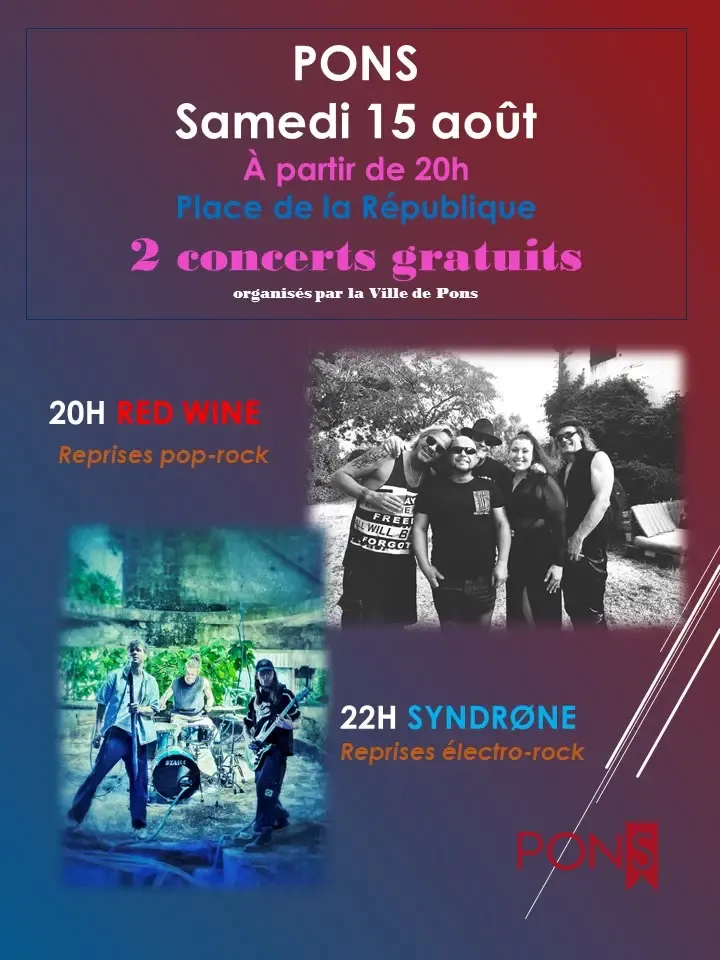Concert pop rock & électro rock