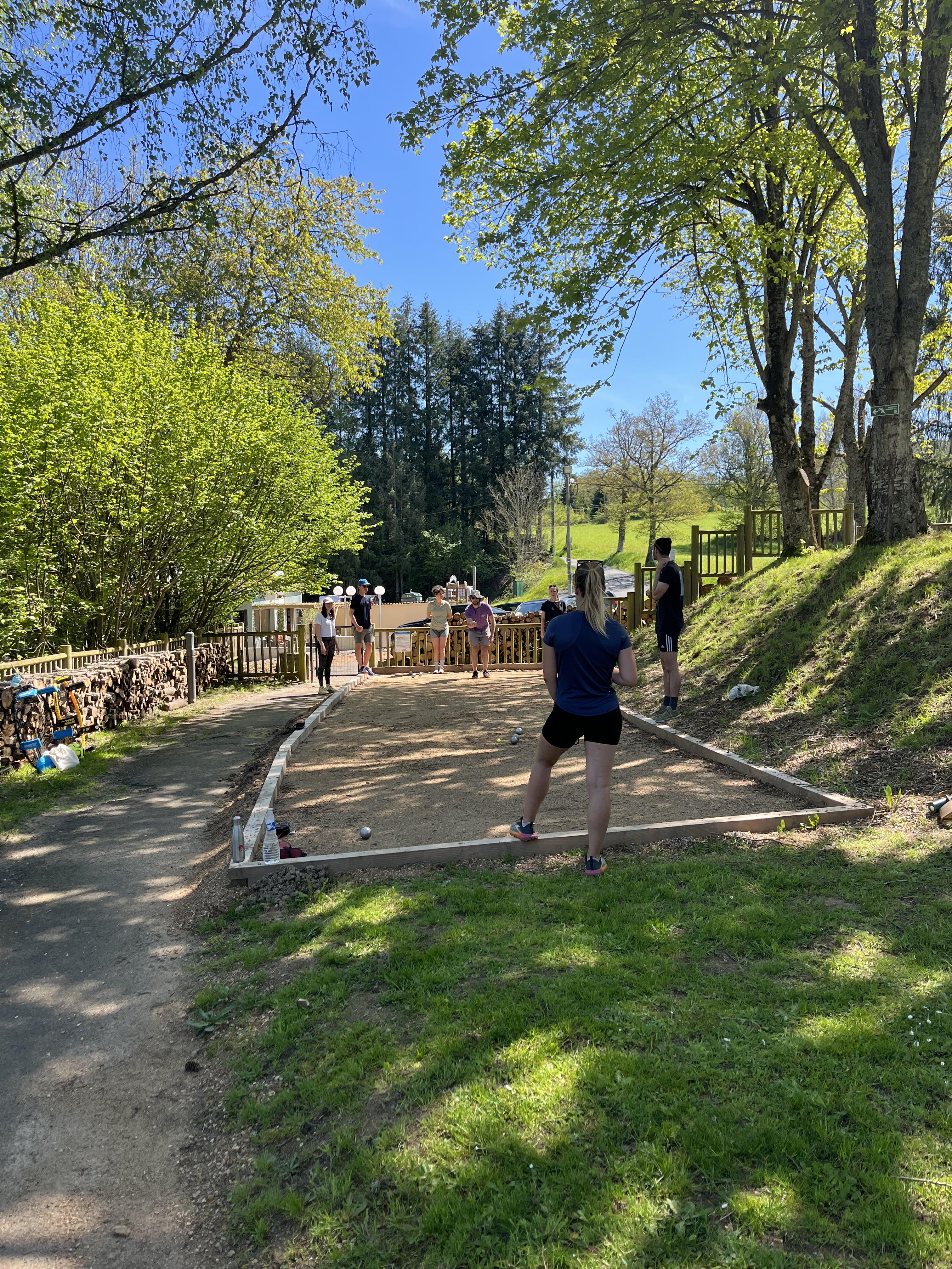 Terrain de pétanque camping