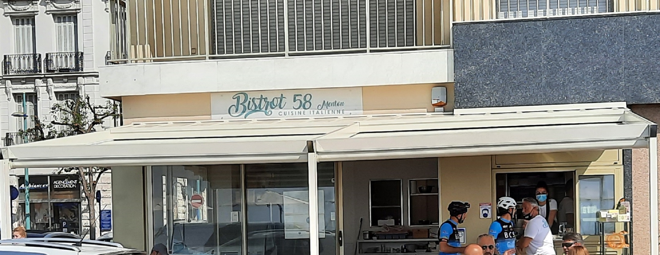 Façade du restaurant Le 58