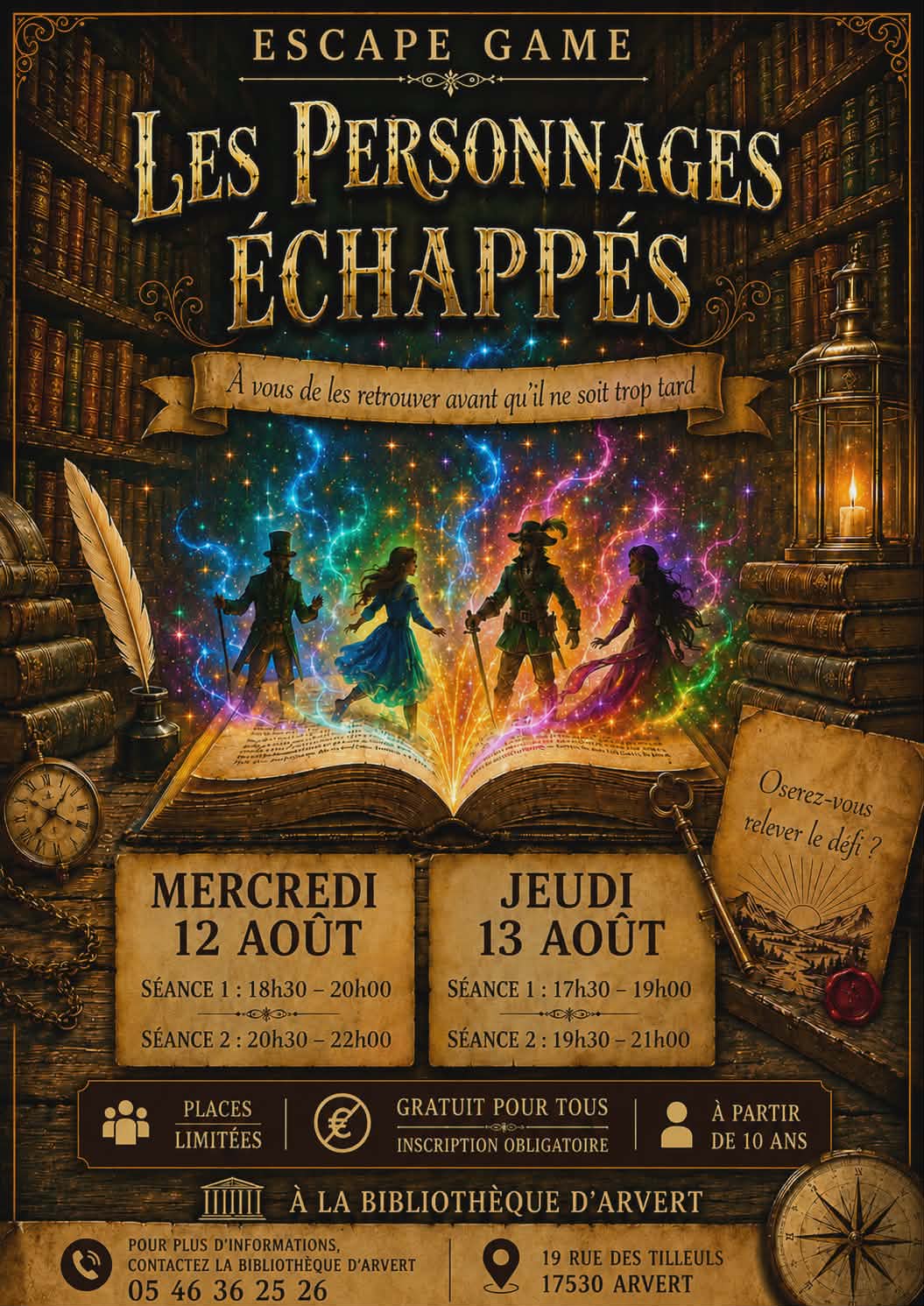 Escape Game de la Bibliothèque d'Arvert
