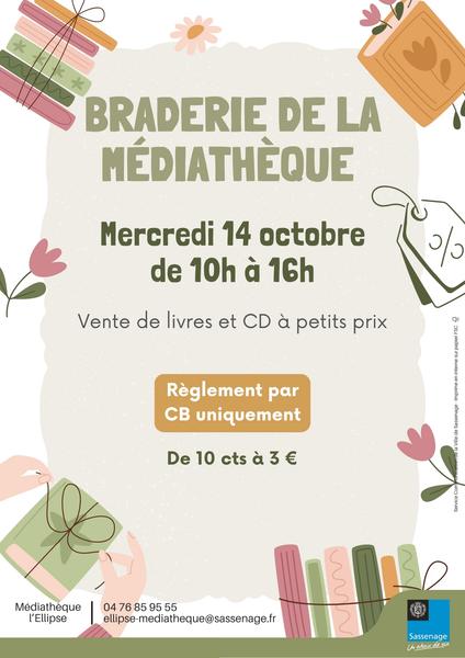 Braderie de la médiathèque