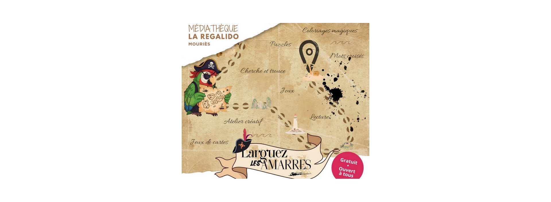 "Larguez les amarres" à la Médiathèque de Mouriès