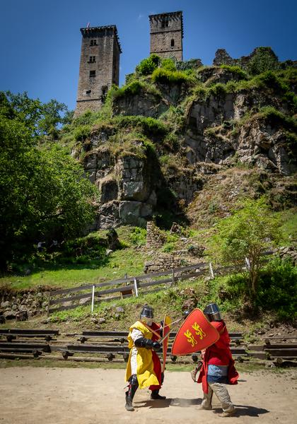 Chevaliers au combat