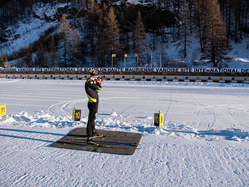 Stade de Biathlon de Bessans hiver