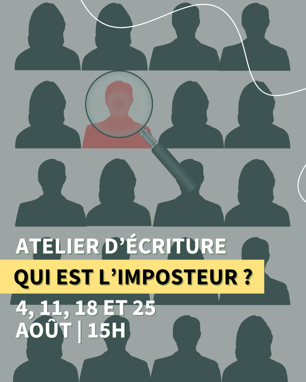 Atelier d'écriture - Qui est l'imposteur ?