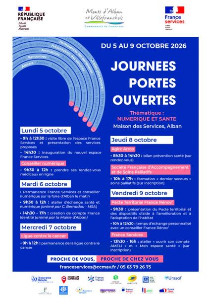 Journées portes ouvertes de la Maison des services d'Alban