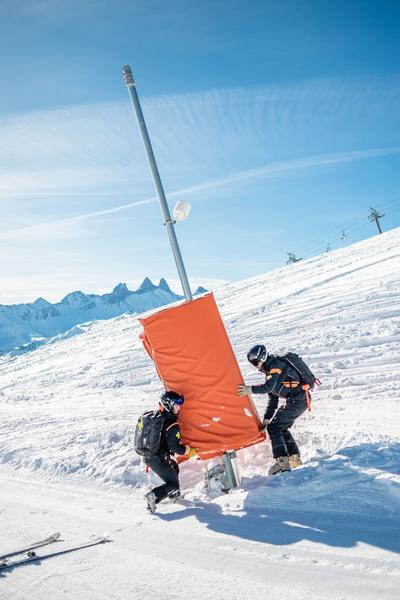 First track at Les Sybelles_Le Corbier