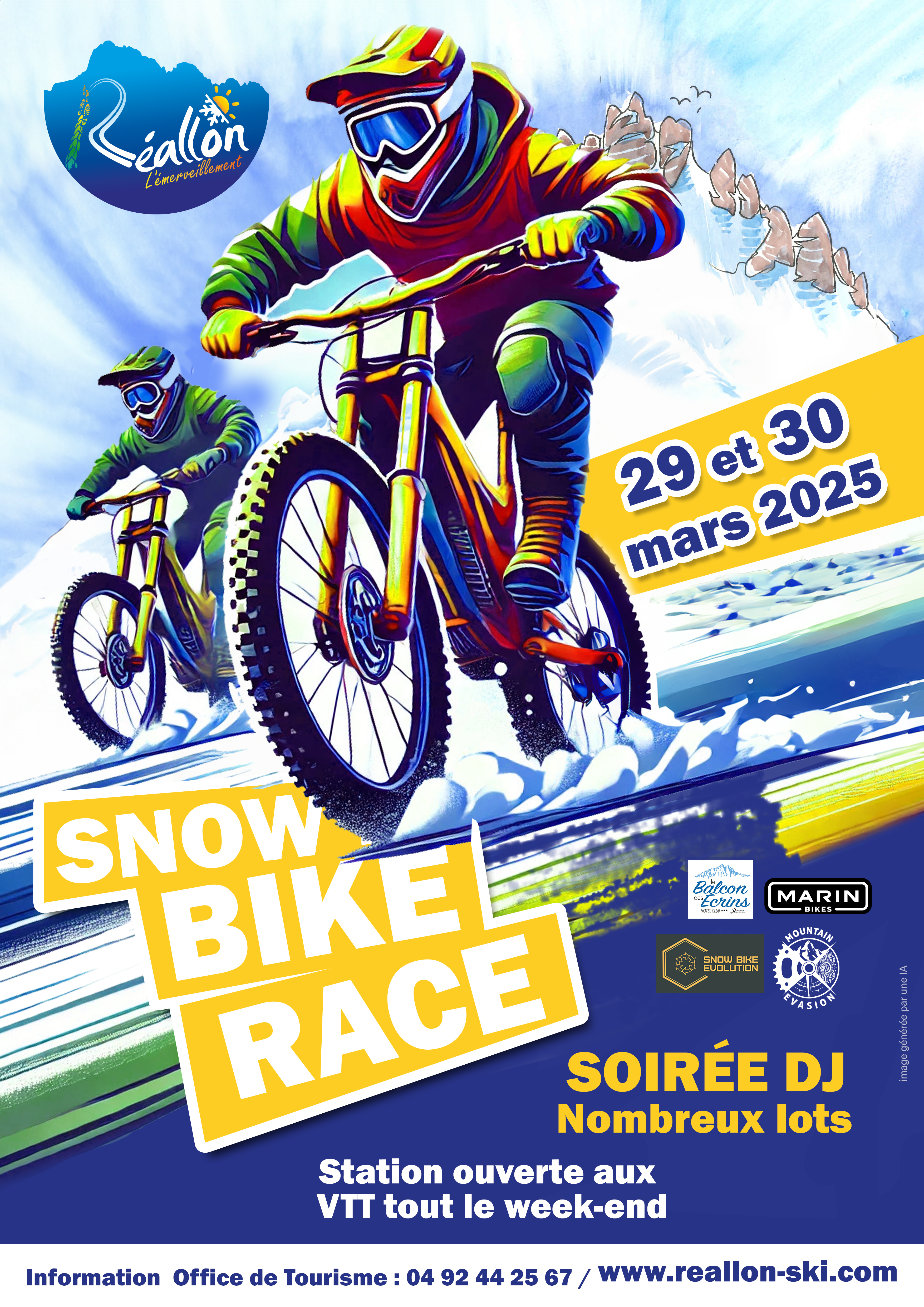 Snow Bike Race_Réallon