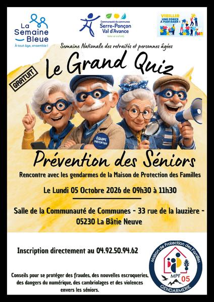 Le Grand Quiz Prévention des seniors