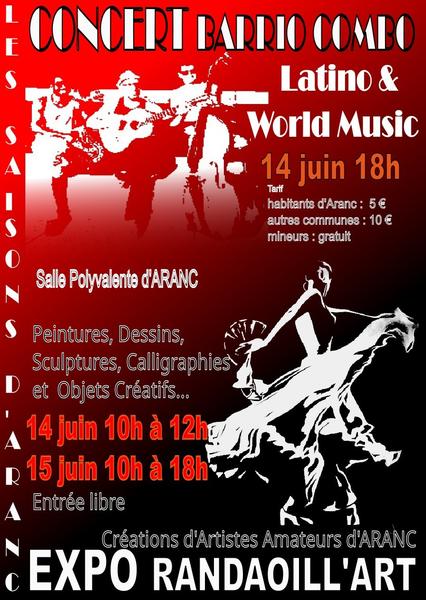http://Concert%20Latino%20&%20World%20Music%20-%20Les%20Saisons%20d'Aranc