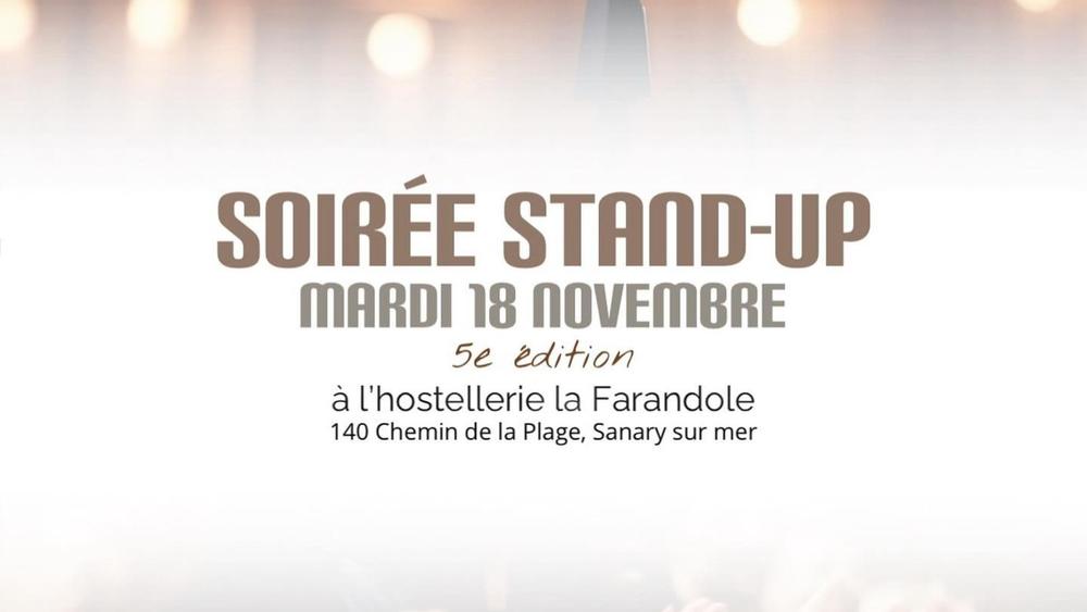 Soirée Stand-Up à l’Hostellerie La Farandole 5ᵉ édition