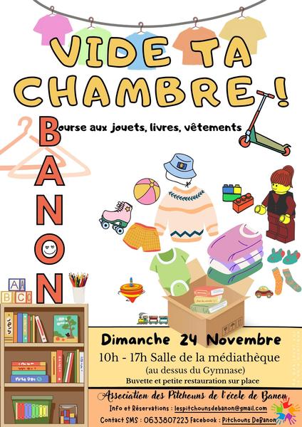 Vide ta Chambre &excl Le 24 nov 2024