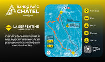 Ski touring trail La Serpentine
